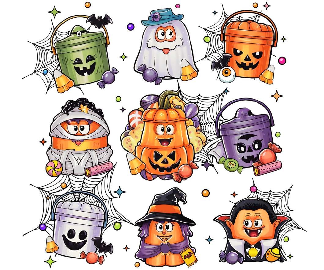 Halloween Nugget bucket DTF