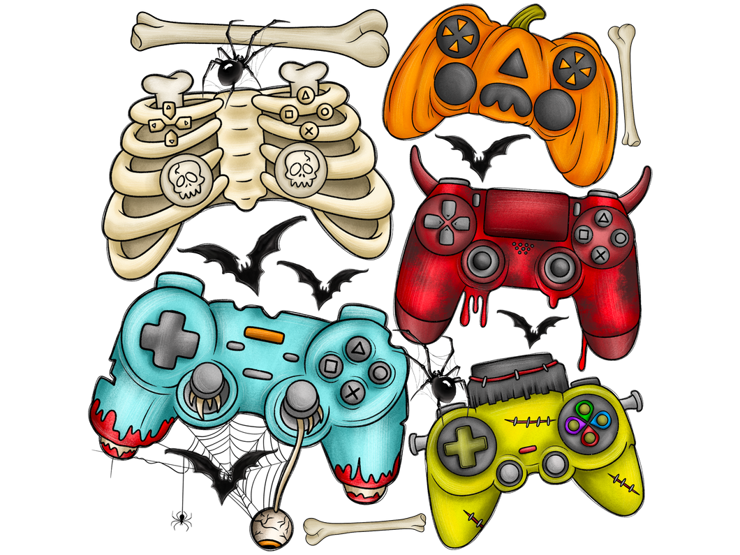 Halloween controllers DTF