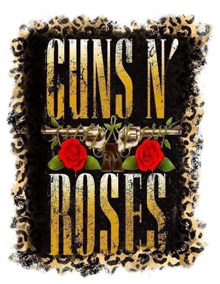Guns N Roses HTV Print