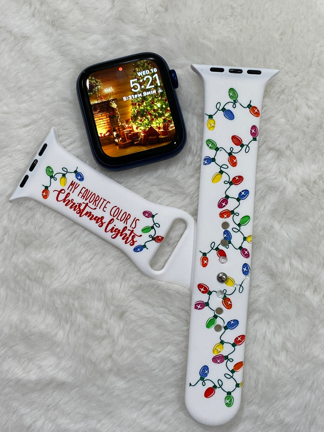 Christmas lights Apple Watch band