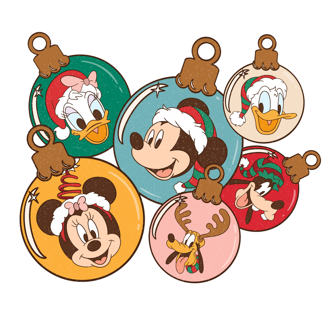 Christmas Mickey and friends