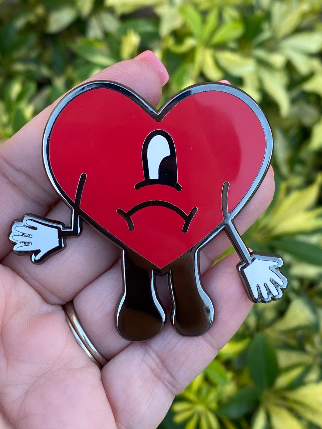 Bad Bunny Heart Pin