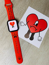 Load image into Gallery viewer, Bad Bunny Heart watch band
